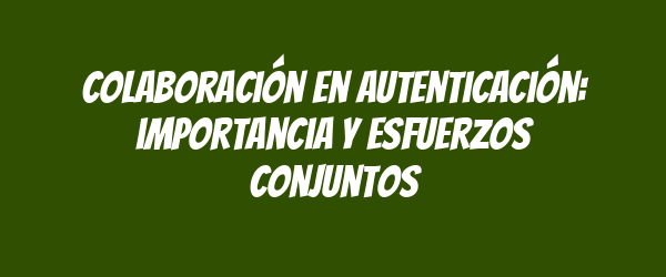Colaboración en autenticación: importancia y esfuerzos conjuntos