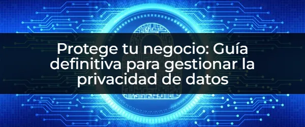 Protege tu negocio: Guía definitiva para la privacidad de datos