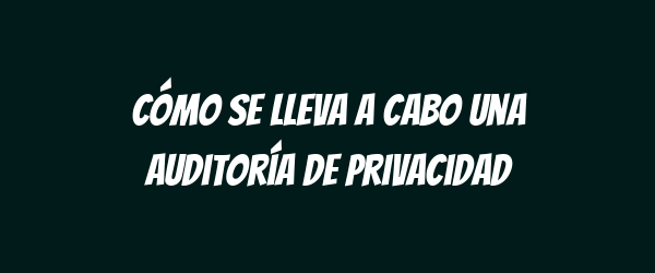 Cómo se lleva a cabo una auditoría de privacidad Cómo se lleva a cabo una auditoría de privacidad