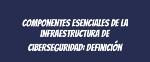 Componentes esenciales de la infraestructura de ciberseguridad: definición