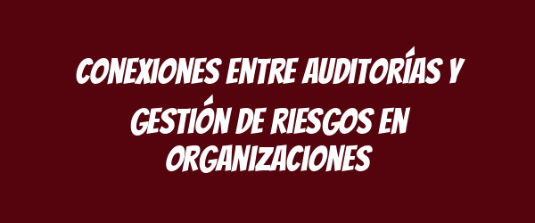 Conexiones entre auditorías y gestión de riesgos en organizaciones Conexiones entre auditorías y gestión de riesgos en organizaciones