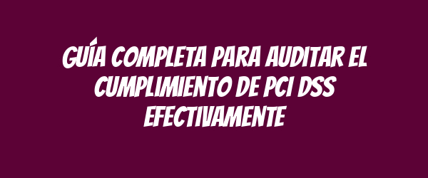 Guía completa para auditar el cumplimiento de PCI DSS efectivamente