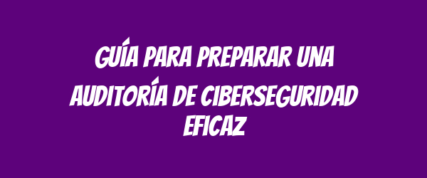 Guía para preparar una auditoría de ciberseguridad eficaz Guía para preparar una auditoría de ciberseguridad eficaz