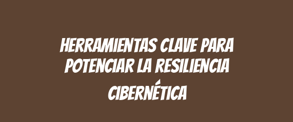 Herramientas clave para potenciar la resiliencia cibernética