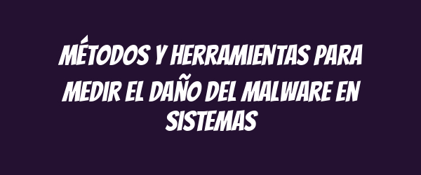 Métodos y herramientas para medir el daño del malware en sistemas