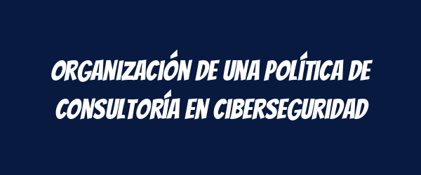 Organización de una Política de Consultoría en Ciberseguridad