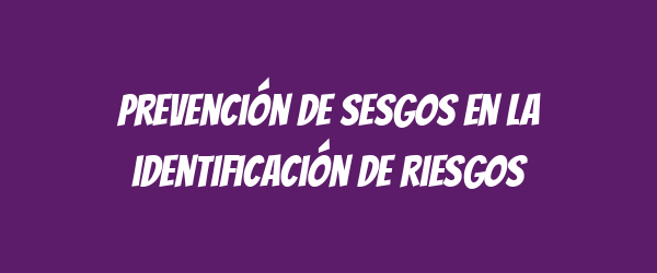 Prevención de sesgos en la identificación de riesgos Prevención de sesgos en la identificación de riesgos