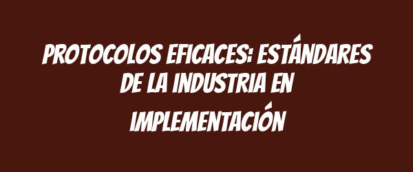 Protocolos eficaces: Estándares de la industria en implementación