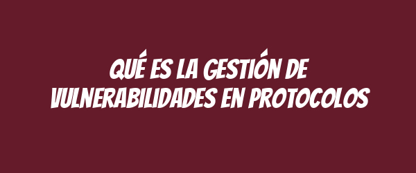 Qué es la gestión de vulnerabilidades en protocolos Qué es la gestión de vulnerabilidades en protocolos