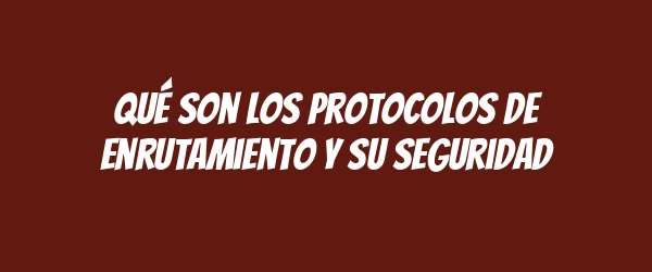 Qué son los protocolos de enrutamiento y su seguridad